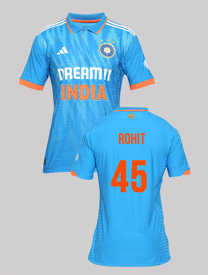 Buy Official Adidas ICC India ODI Cricket Rohit Sharma Player Jersey for Men From Fancode Shop