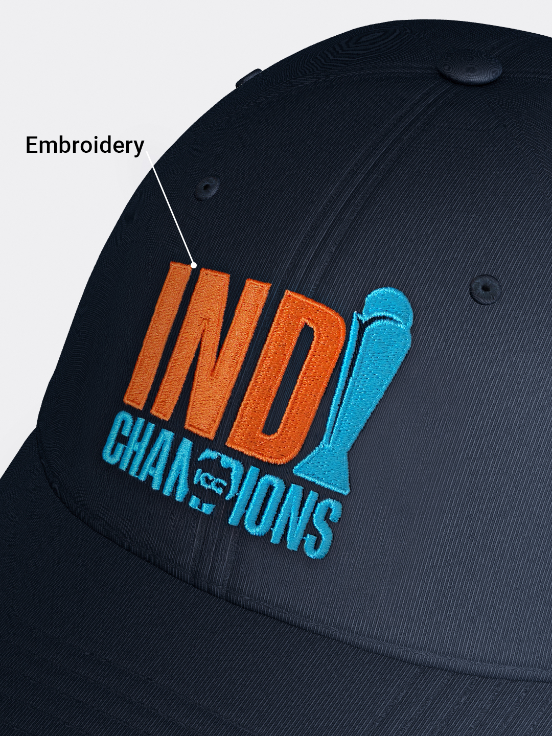 India Team India Champions Baseball Cap (2)
