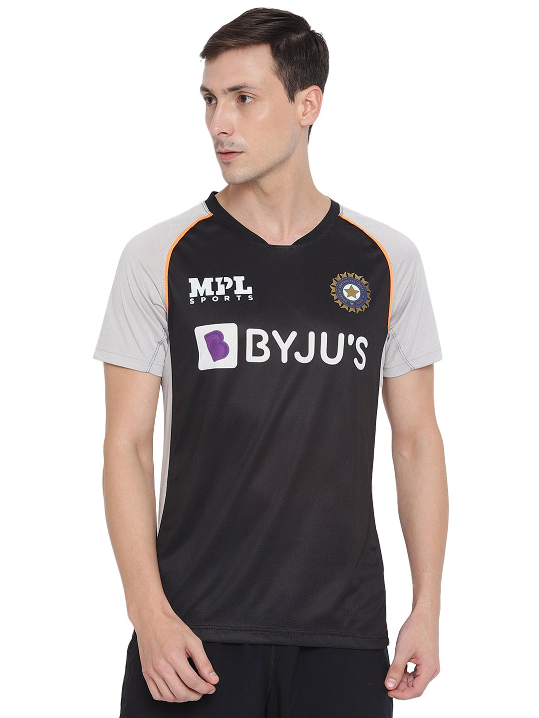 India Team India Grey Half Sleeve Fan Training Jersey (1)