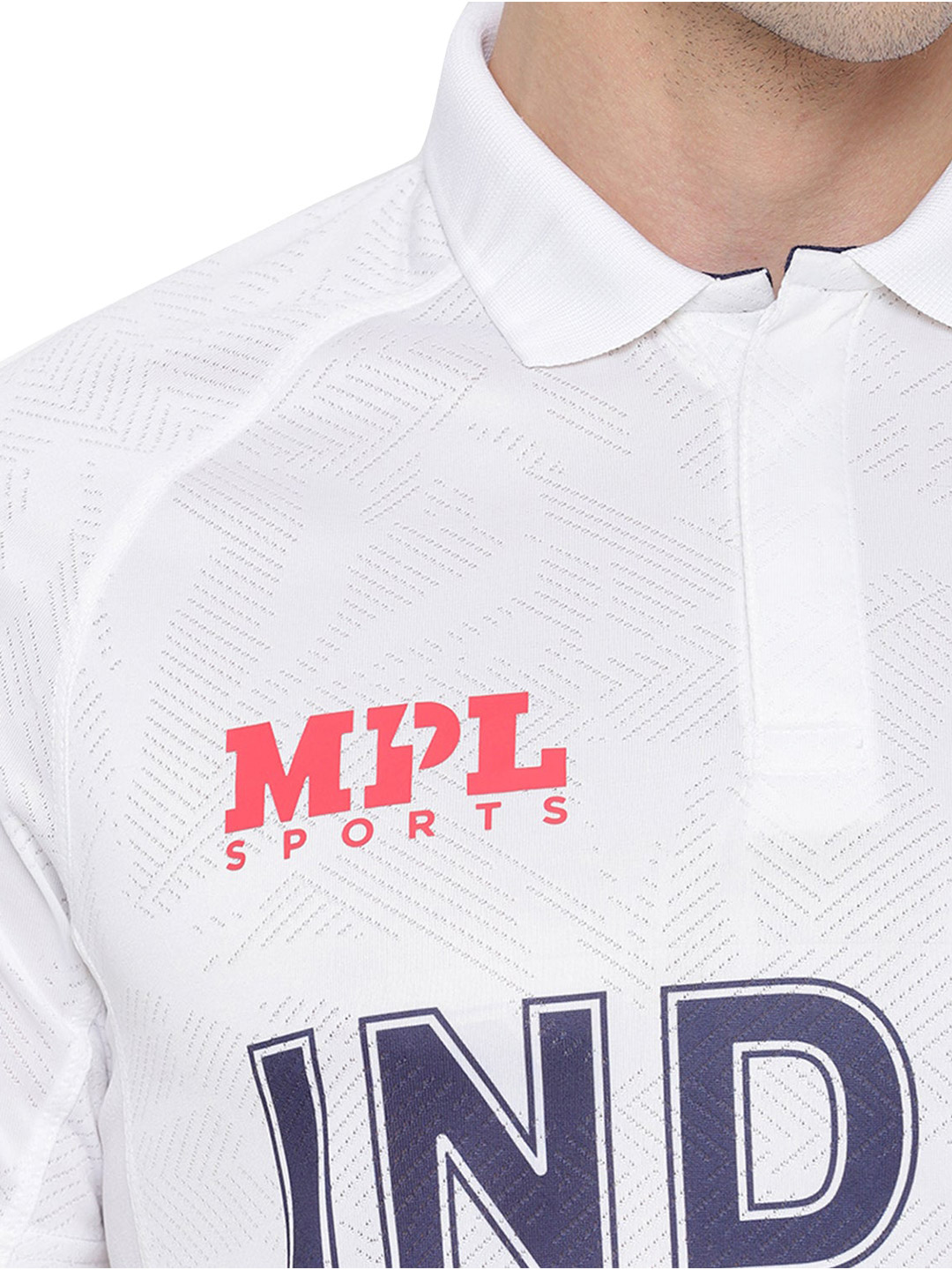 India Team India Men's Regular Fit White Fan Jersey (6)