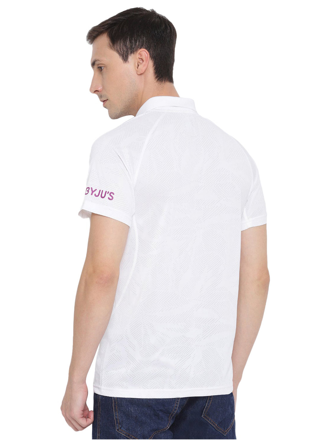 India Team India Men's Regular Fit White Fan Jersey (2)