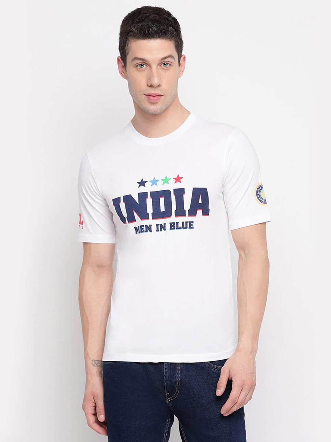 India Team India MPL Sports Pride Series White Round Neck T-Shirt (1)
