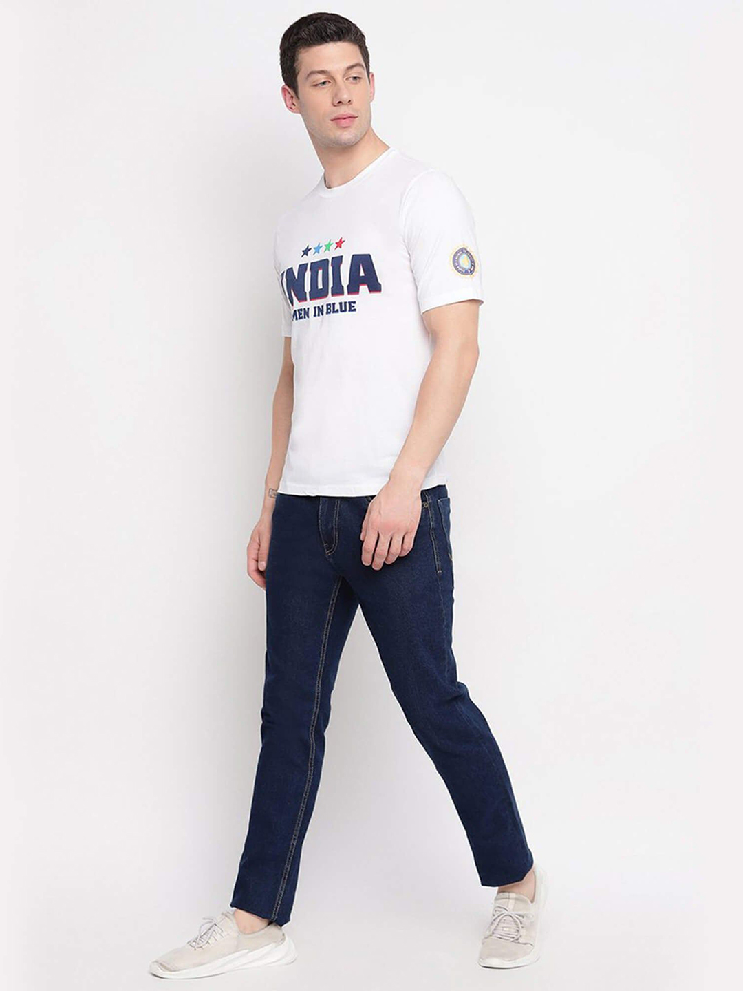India Team India MPL Sports Pride Series White Round Neck T-Shirt (4)