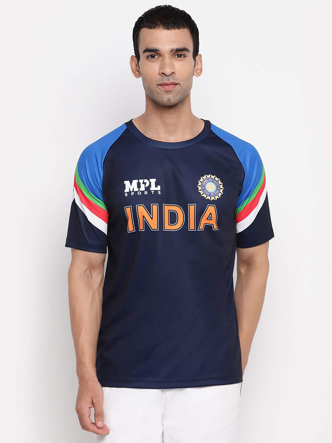 India Team India Regular Fit Stadium Jersey (1)