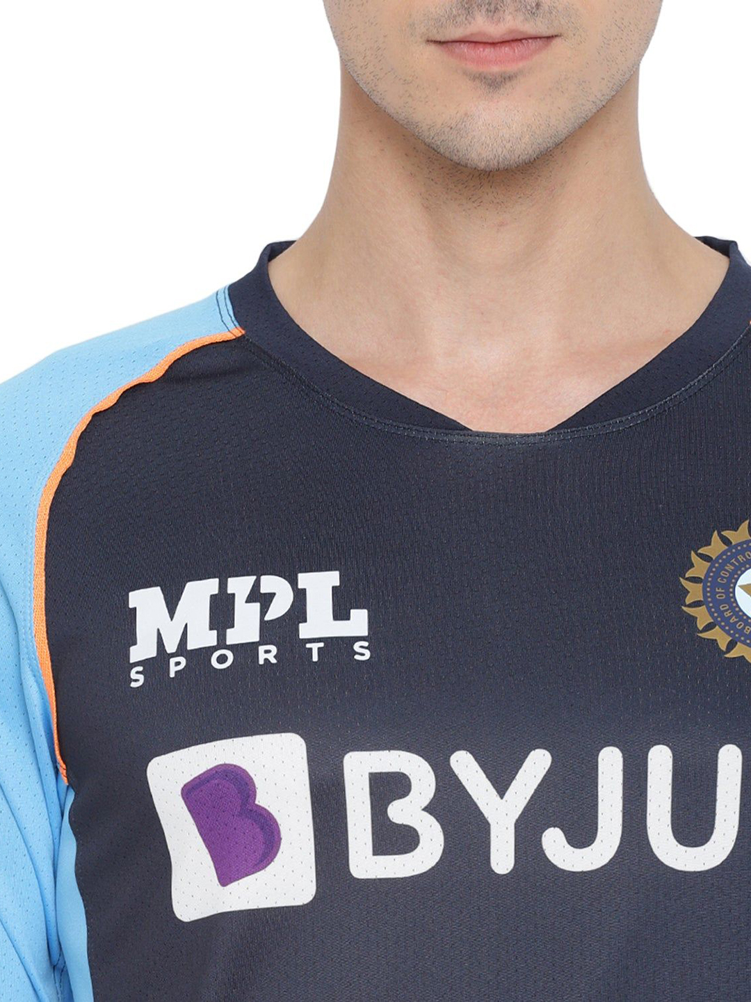 India Team India Sky Blue Full Sleeve Fan Training Jersey (7)