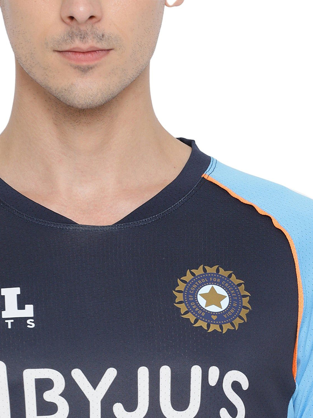 India Team India Sky Blue Full Sleeve Fan Training Jersey (8)