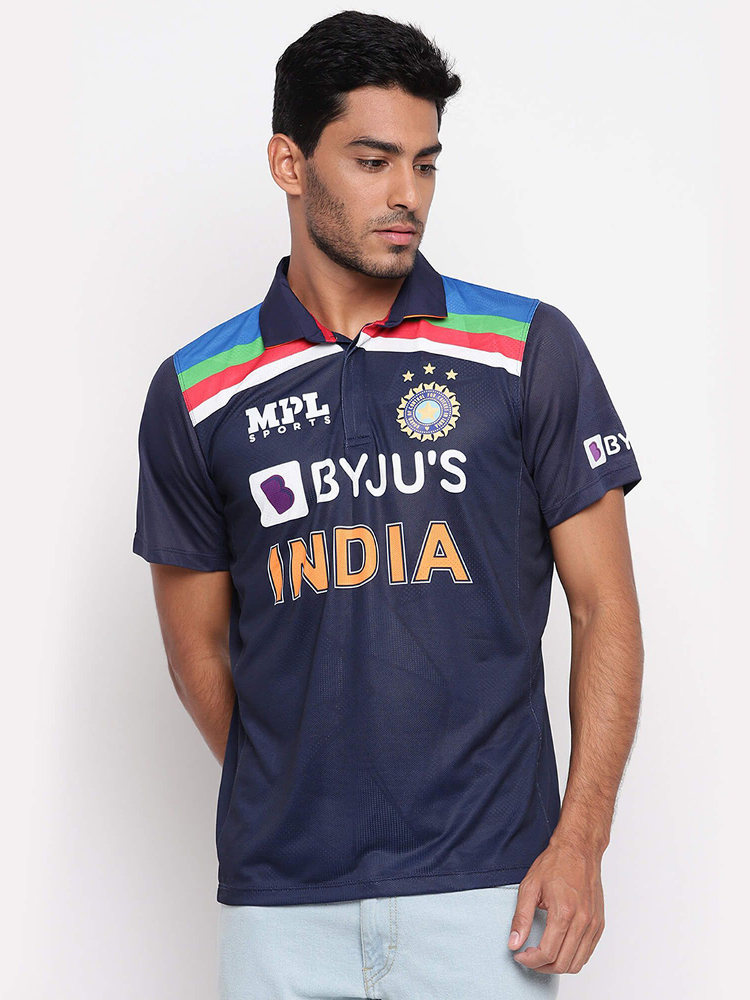 India Team India Virat Kohli Regular Fit Retro Limited Jersey (1)