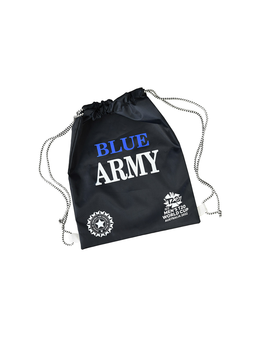 India Unisex Black String Bag (1)