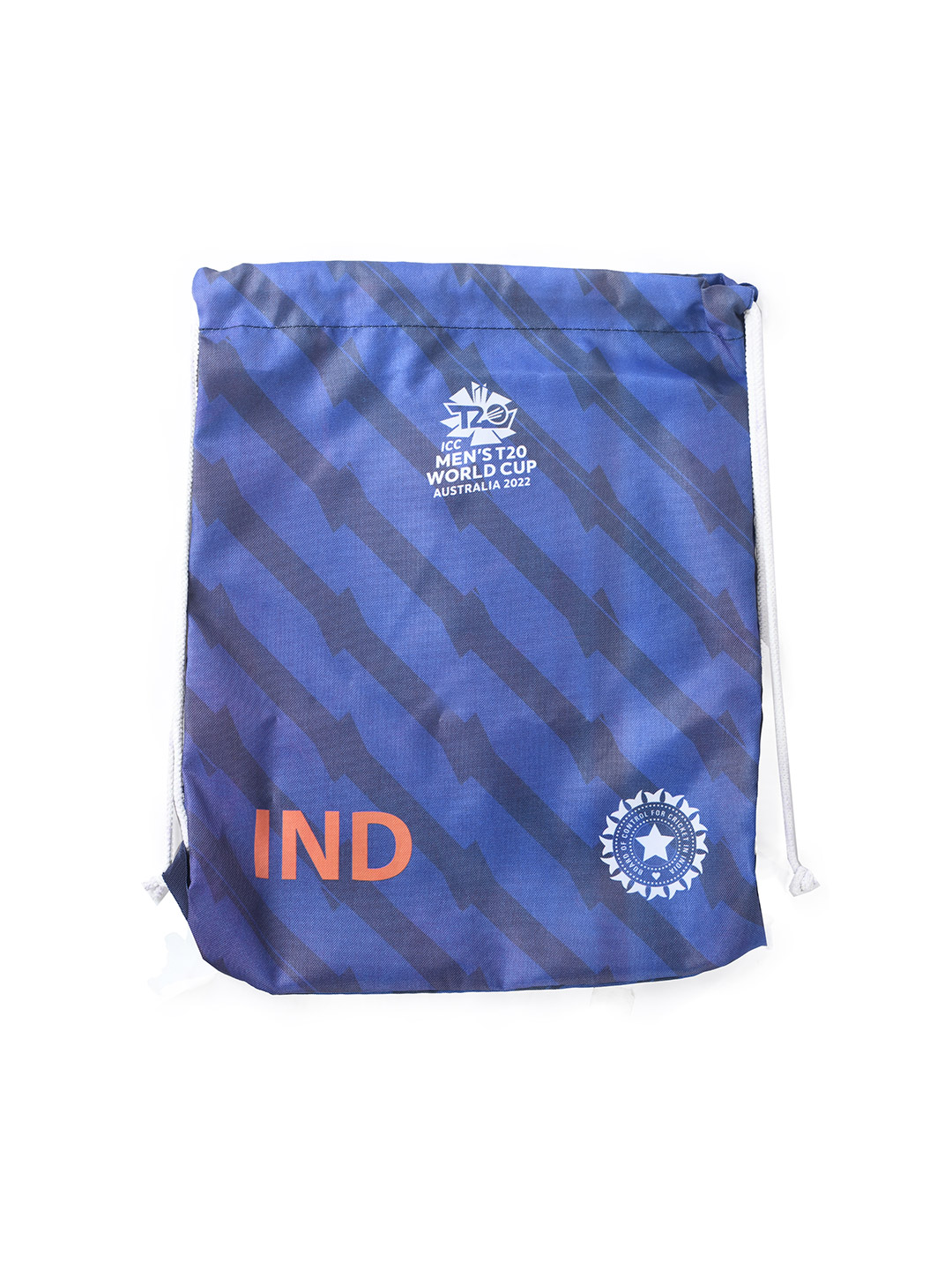 India Unisex Blue and Black String Bag (1)