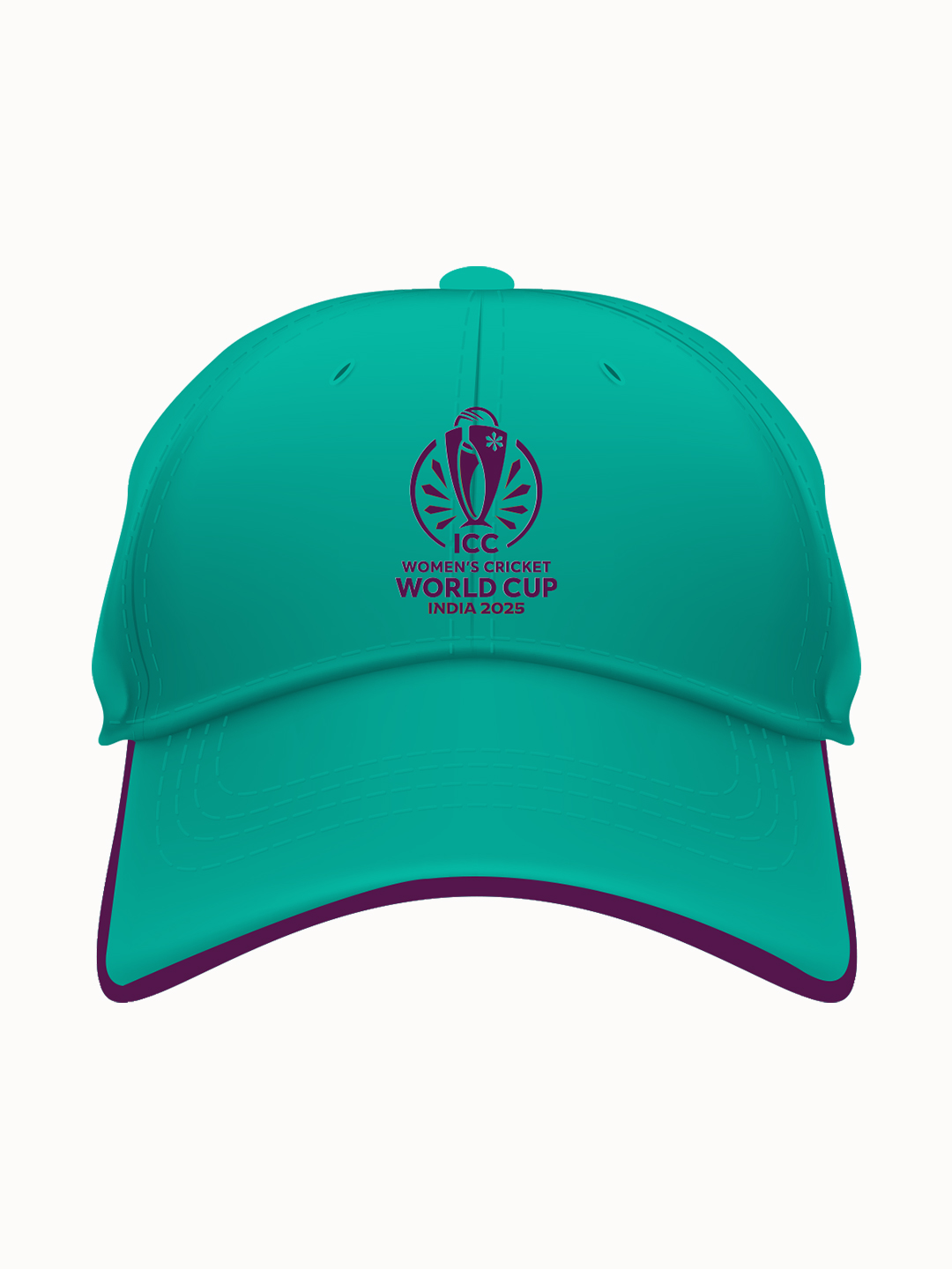 India Unisex Mint Embroidered Printed Cotton Cap with Adjustable Closure