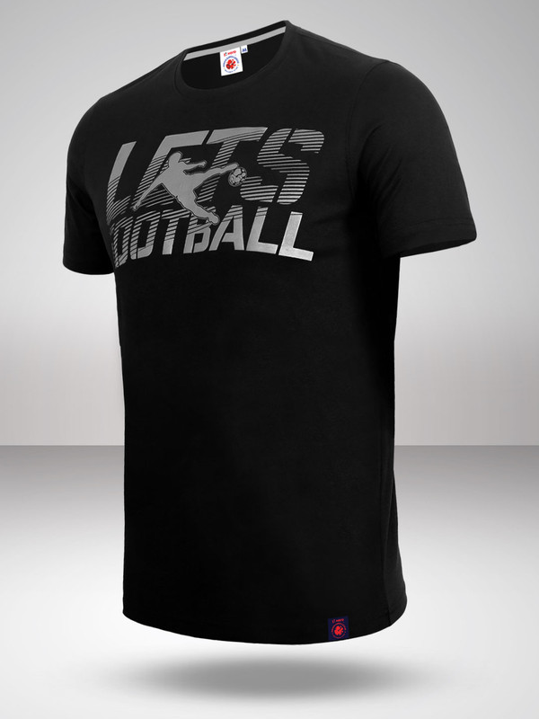 Indian Super League Unisex Black Solid Round Neck T-Shirts (1)