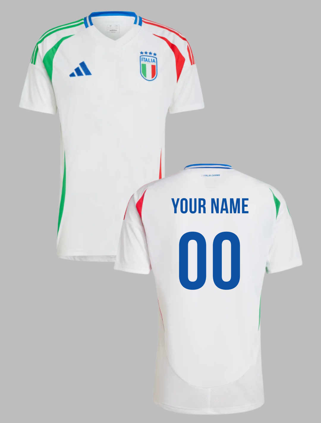 Italy Official Away Jersey-2024 - Customised
