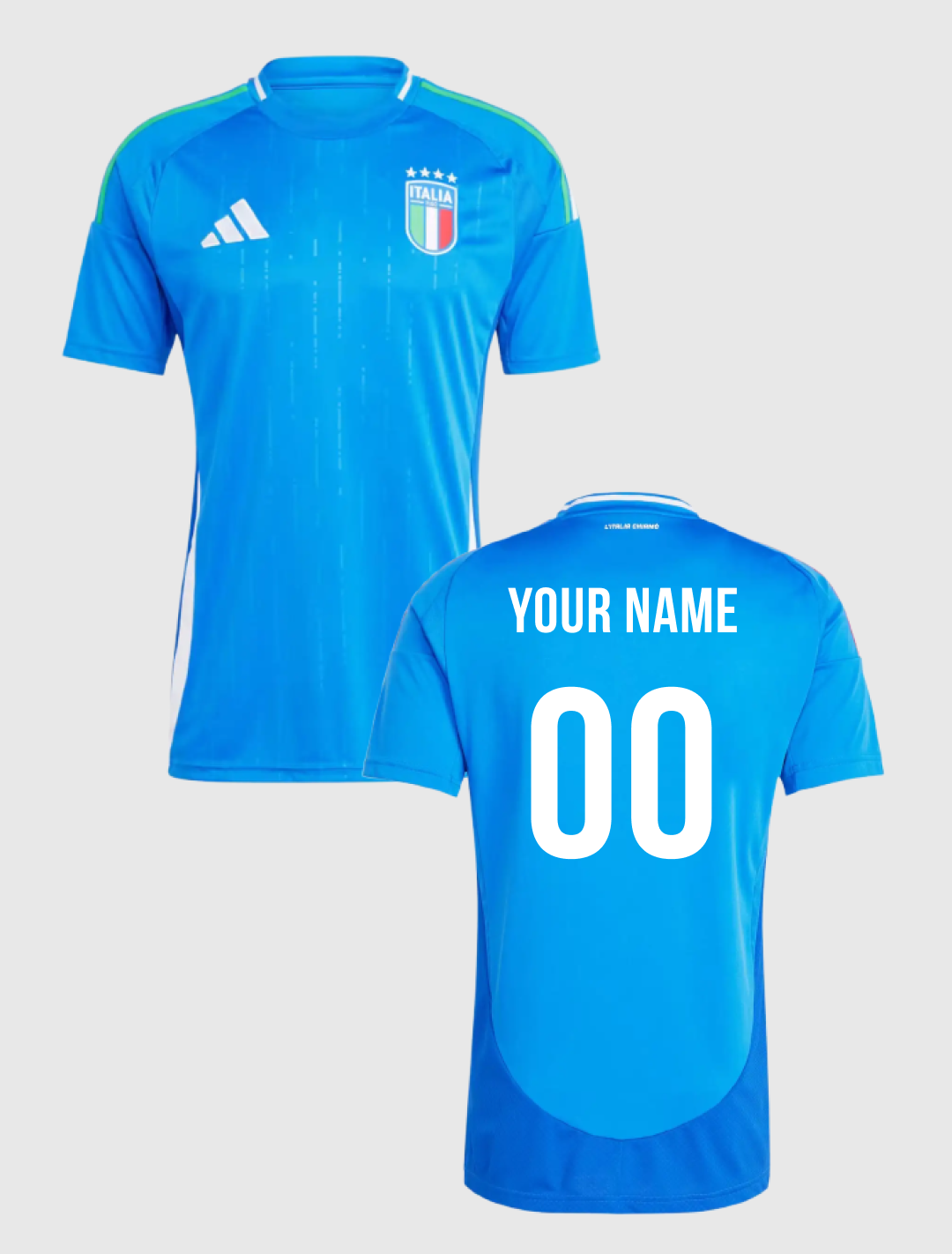 Italy Official Home Jersey-2024 - Customised