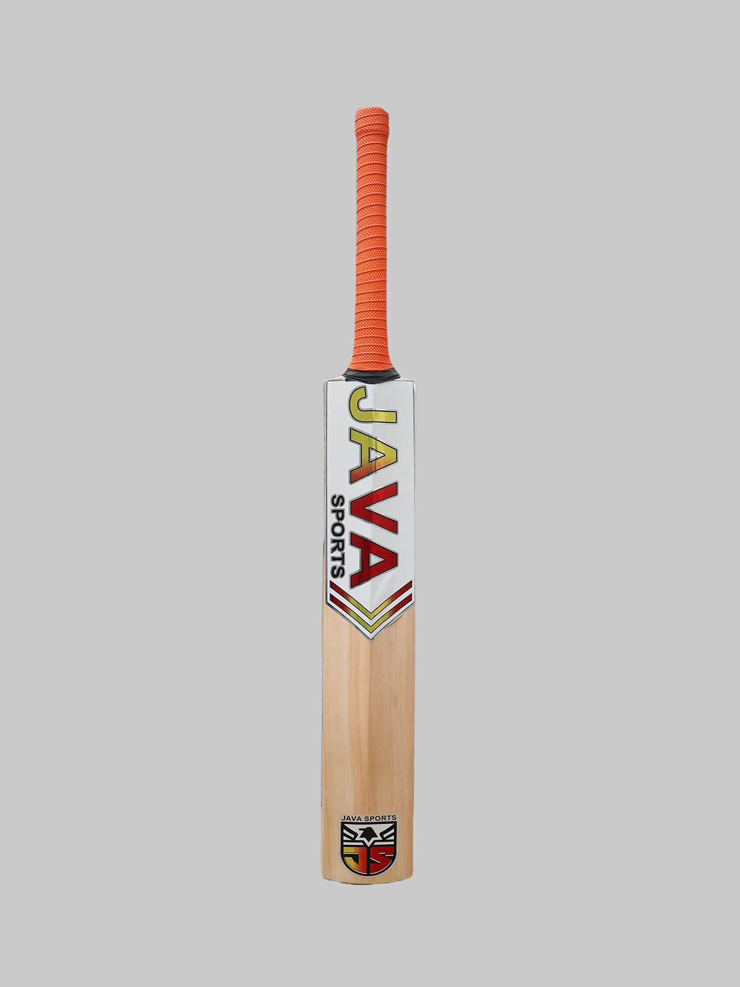 Java Brisk 1 Premium Hand Selected Kashmir Willow Cricket Bat - Red/Yellow (2)