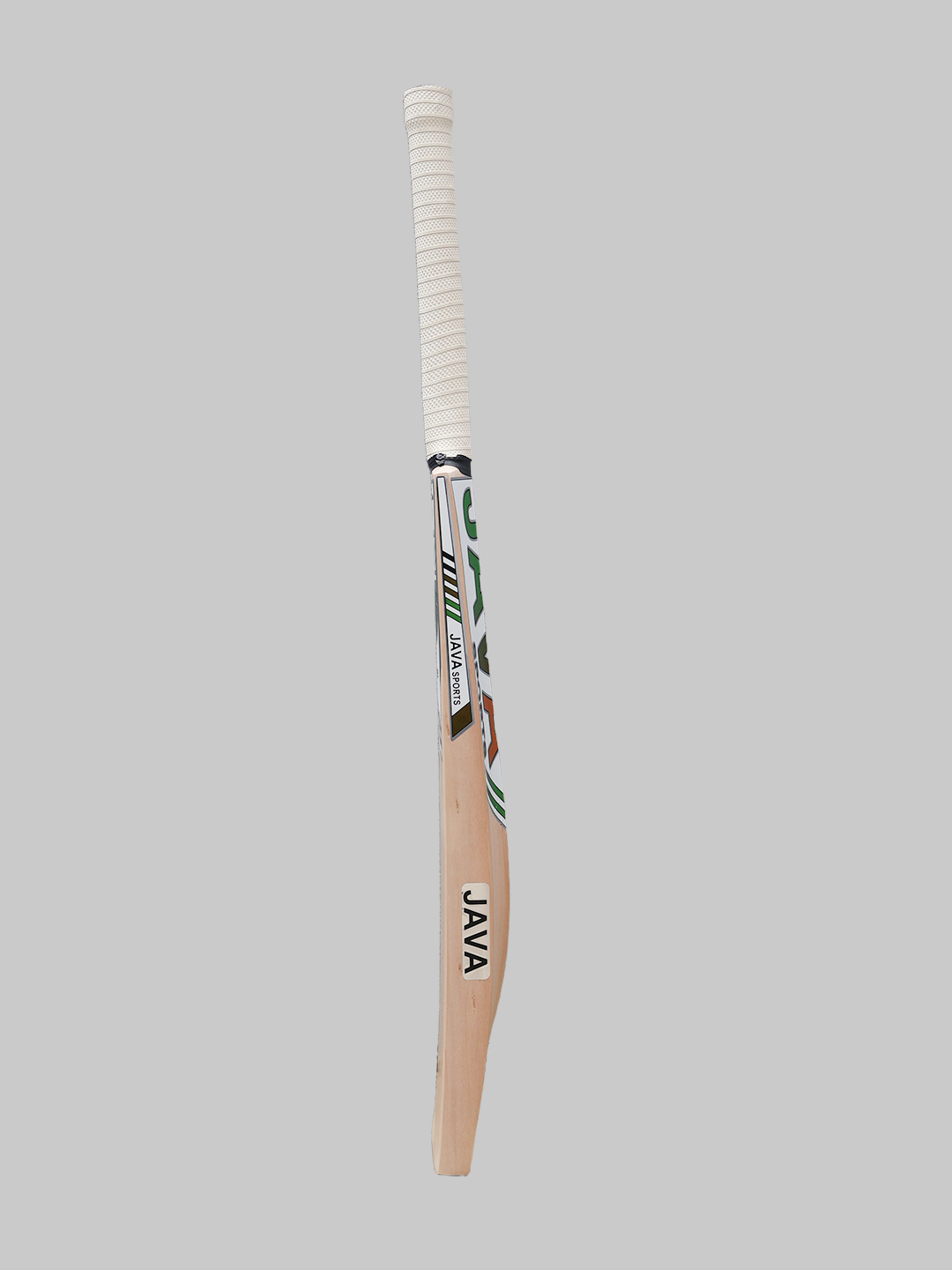 Java Brisk 2 Kashmir Willow Seasoned Cricket Bat - Green/Orange (2)