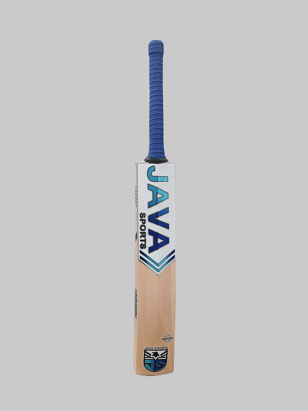 Java Brisk 3 Kashmir Willow Seasoned Cricket Bat - Sky Blue (2)