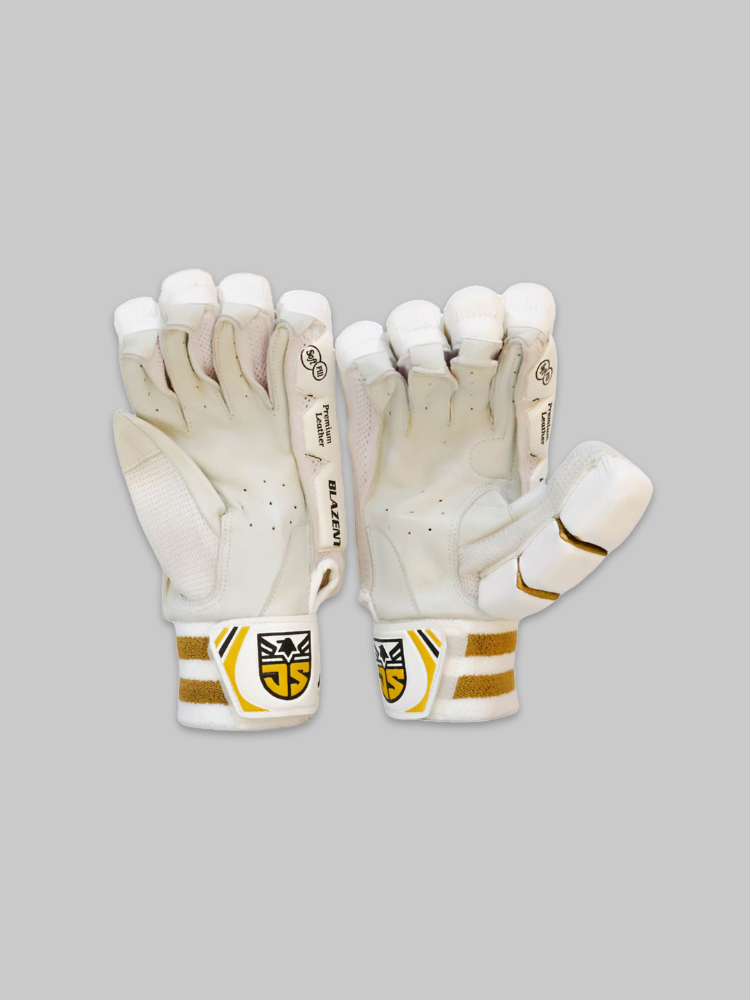 Java Unisex Blazent White Batting Gloves (2)