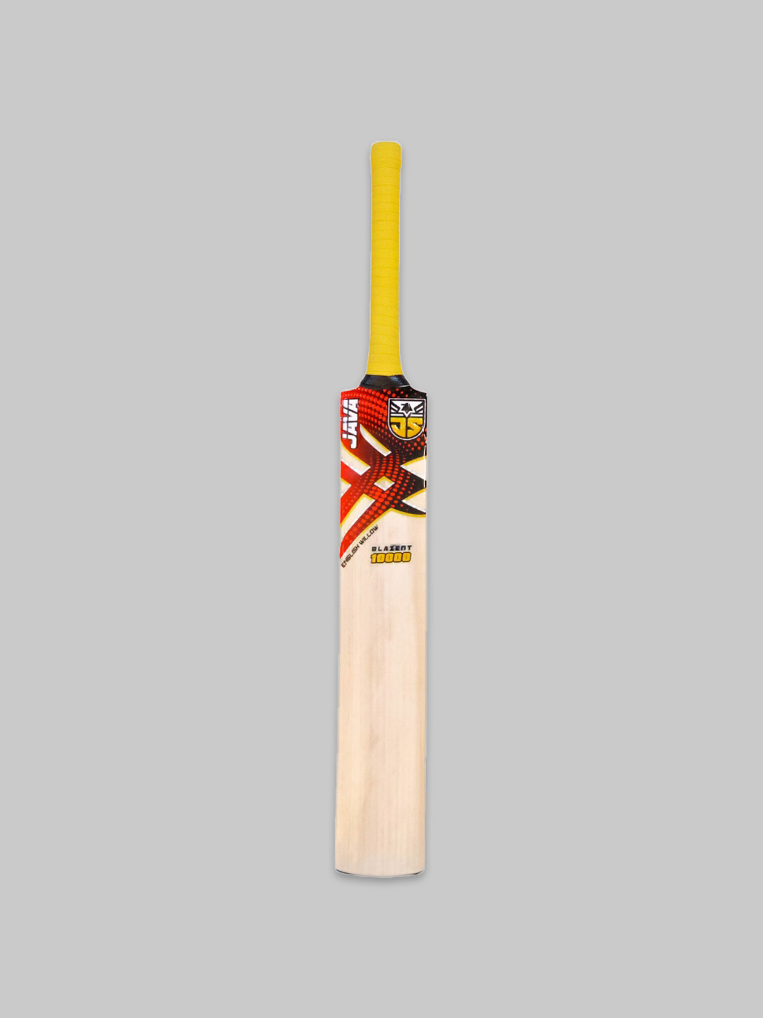 Java Unisex English Willow Blazent 10000 Red Cricket Bats (3)