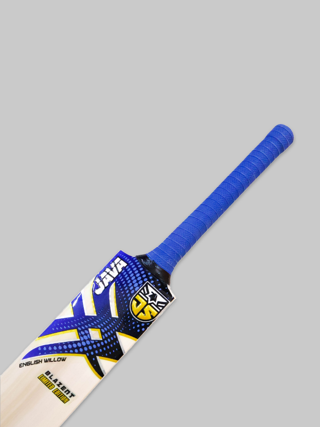 Java Unisex English Willow Player Edition Blue Cricket Bats (4)