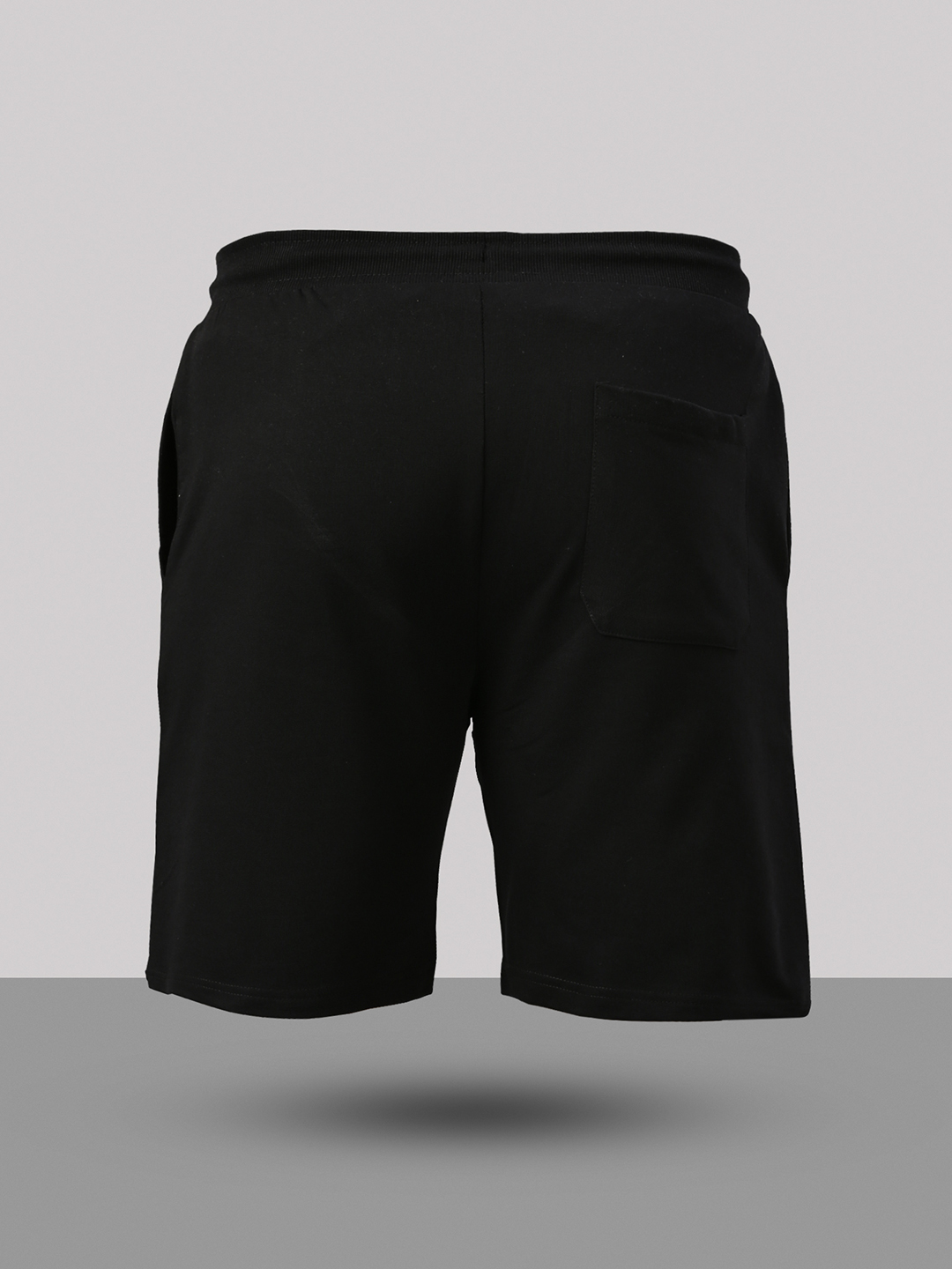 Juventus F.C. Men Black Solid Mid-Rise Cotton Active Sports Shorts (8)