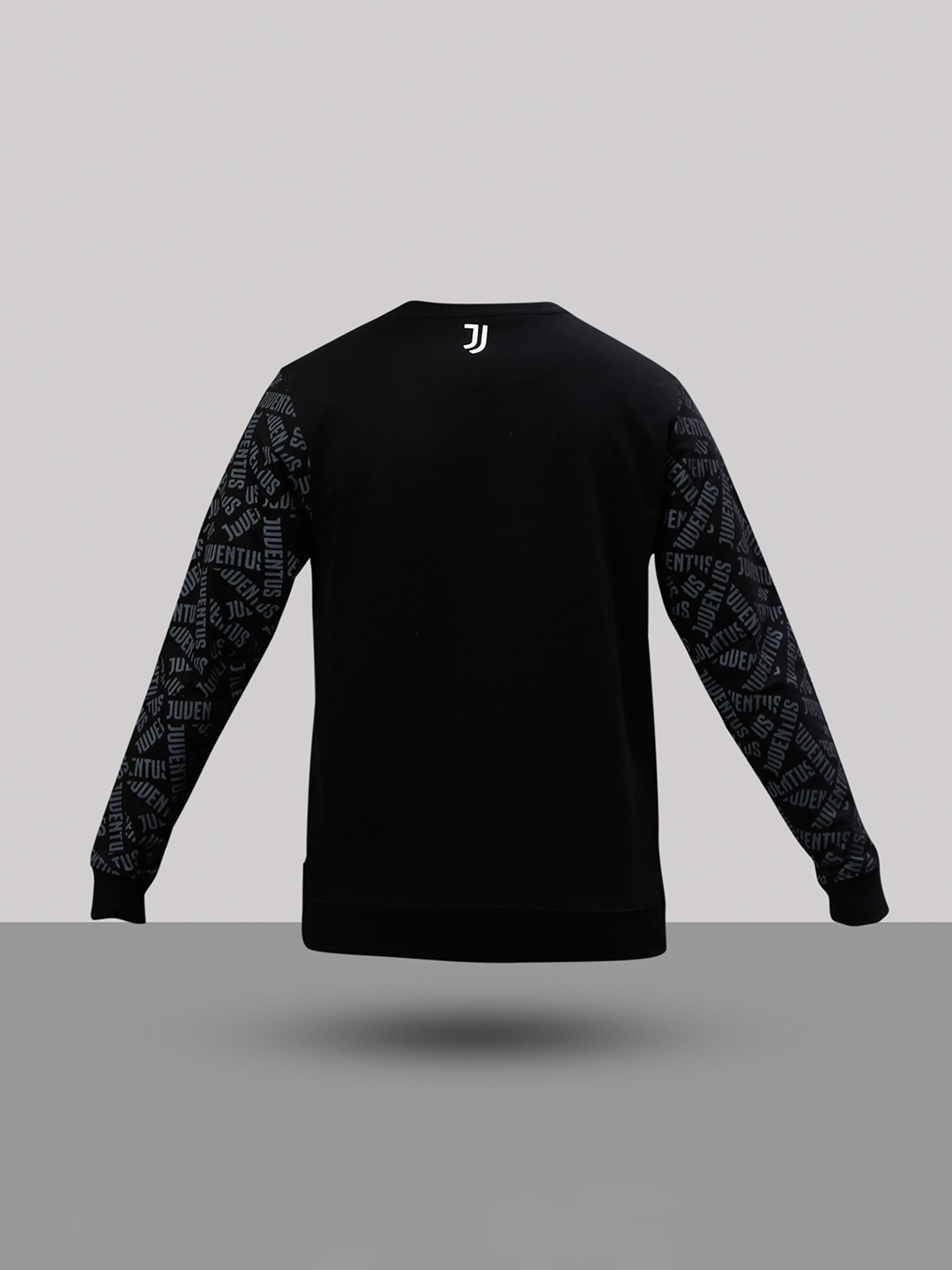 Juventus F.C. Men Black Typography Printed Full Sleeves Round Neck PolyCotton Sweatshirt (7)