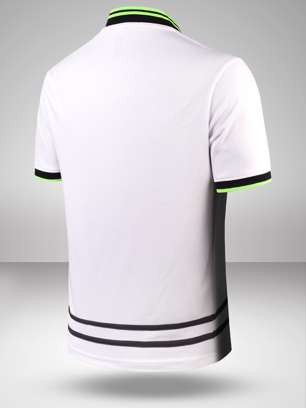 Juventus F.C. Men White Logo Printed Half Sleeves Henley Neck Polyester T-Shirt (2)