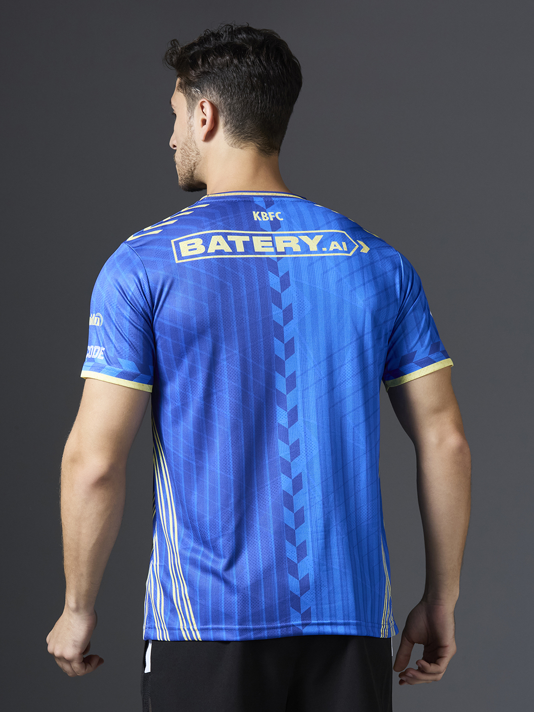 Kerala Blasters FC Official 2024 Away Jacquard Polyester Fan Jersey (4)