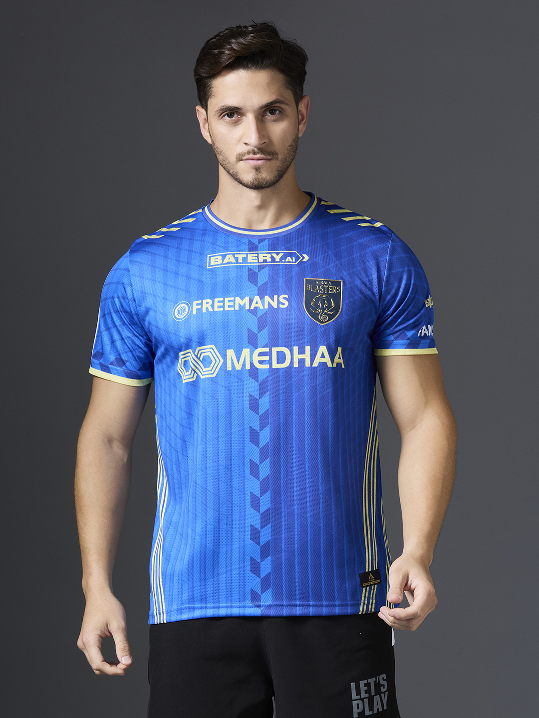 Kerala Blasters FC Official 2024 Away Jacquard Polyester Fan Jersey (1)