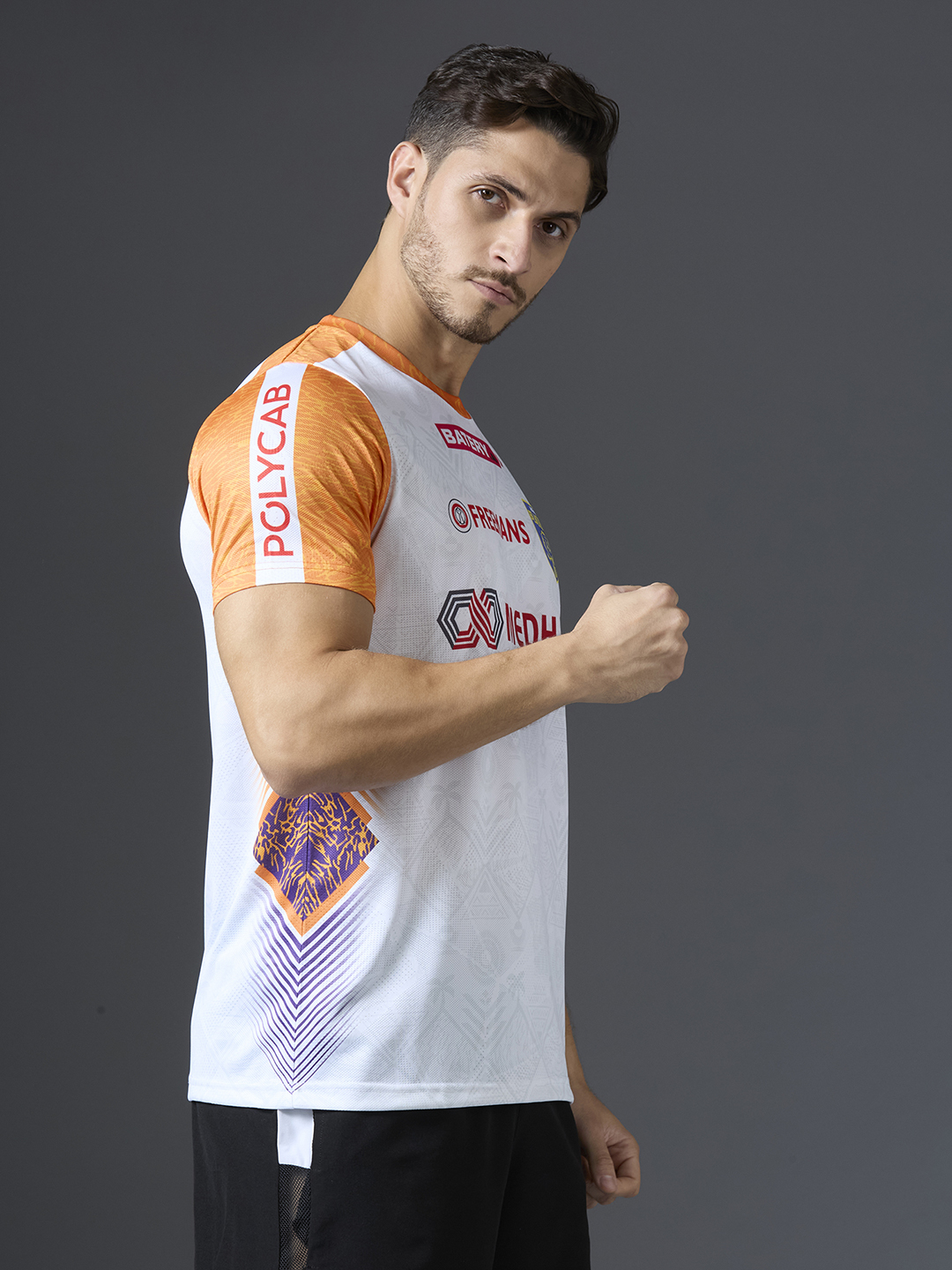 Kerala Blasters FC Official 2024 Third Edition Jacquard Polyester Fan Jersey (3)