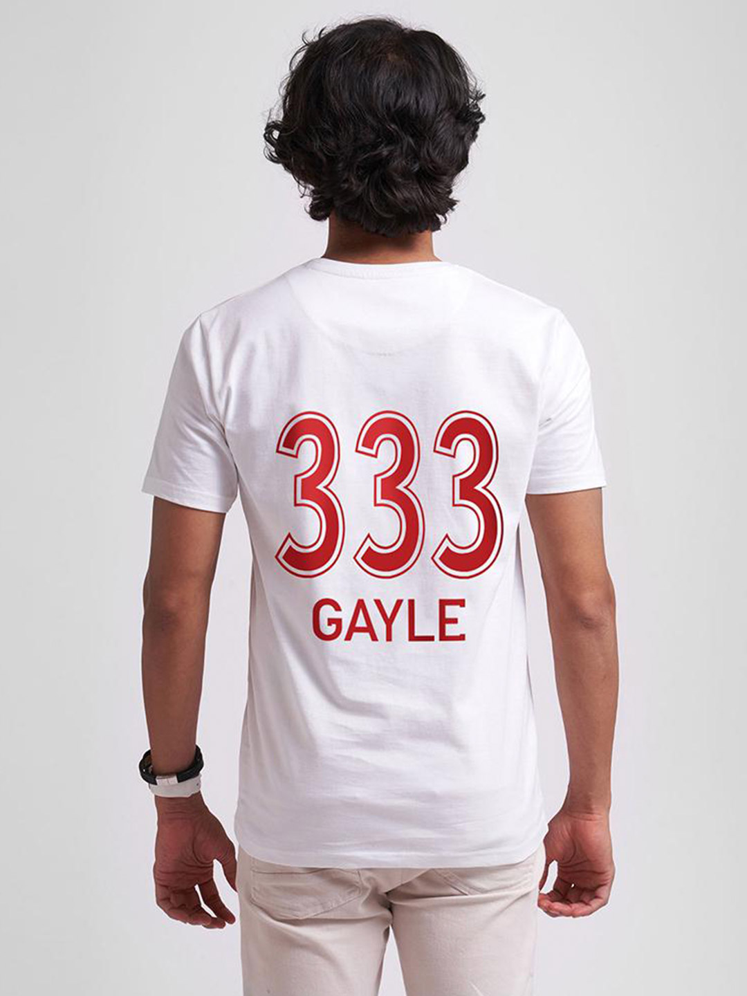 Kings XI Punjab Men White Typography Printed Half Sleeves Round Neck T-Shirt (2)