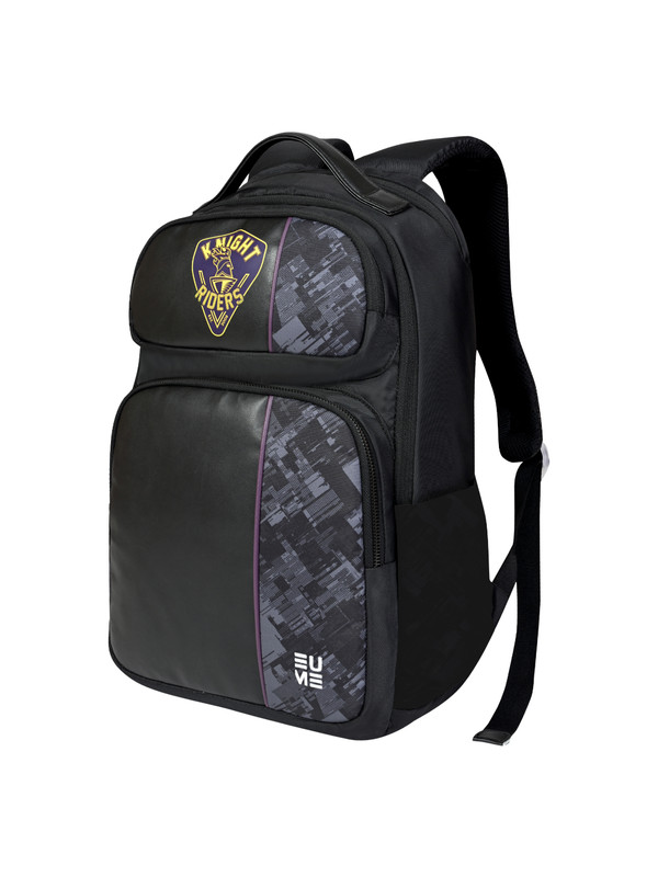 KKRxEUME Unisex Black Solid Multipurpose Laptop Backpack (1)