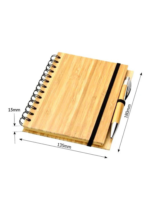 Kolkata Knight Riders Bamboo Notepad with Pen 1000 lined sheets (200 pages) (3)