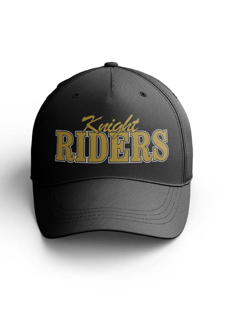 Kolkata Knight Riders Black Casual Cotton Baseball Cap (2)