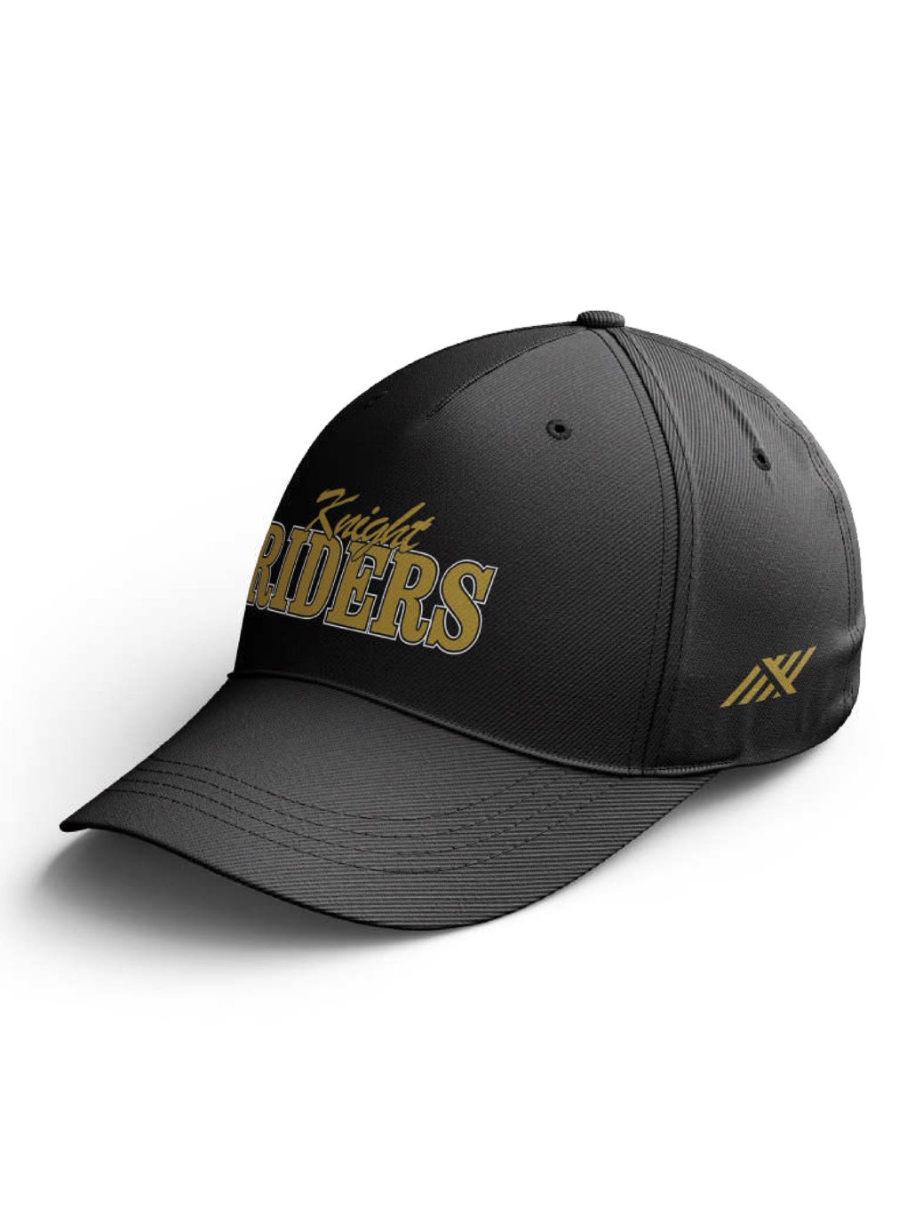 Kolkata Knight Riders Black Casual Cotton Baseball Cap (1)