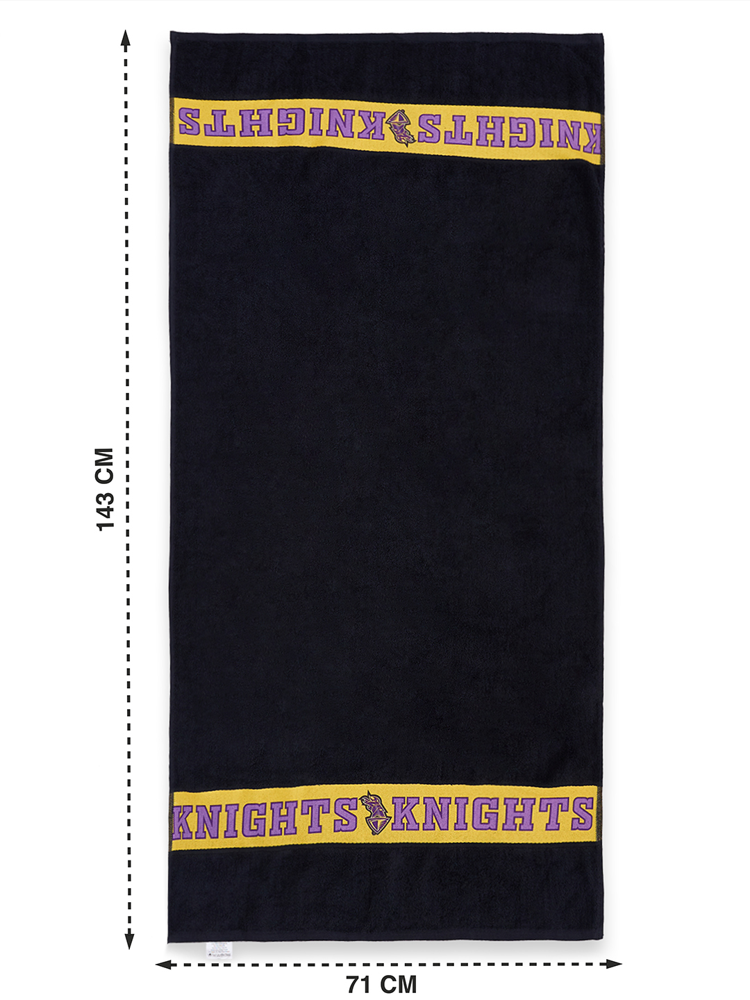 Kolkata Knight Riders Bath Towel, Premium 100% Cotton Terry Towels, Extra Soft Feel, Super Absorbent, Full Size - 70 cm  (14)