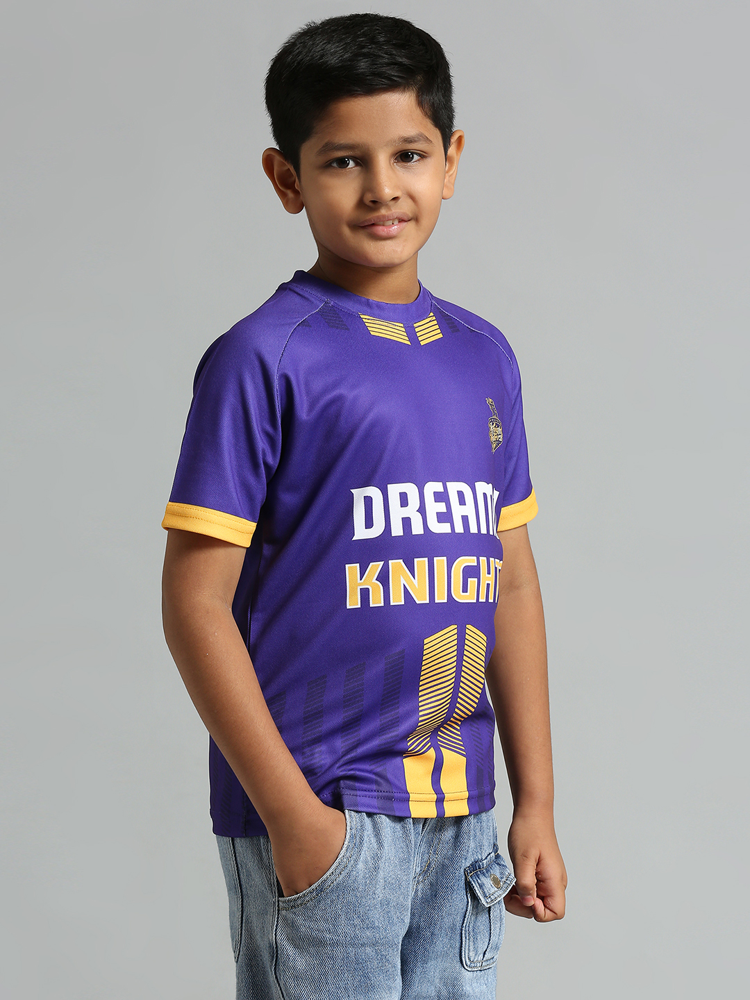 Kolkata Knight Riders Boys Lookalike KKR Fan Jersey (7)