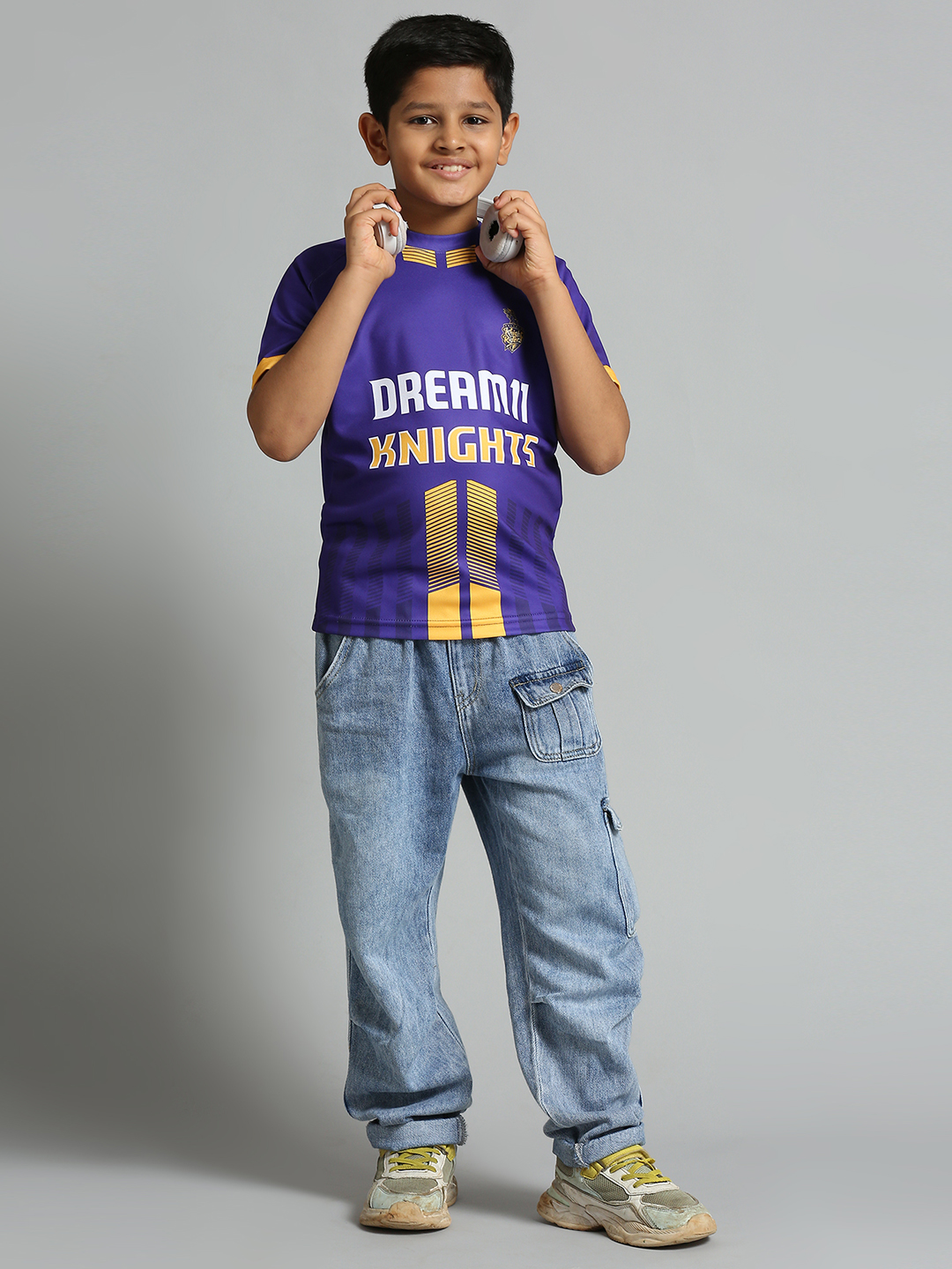 Kolkata Knight Riders Boys Lookalike KKR Fan Jersey (9)