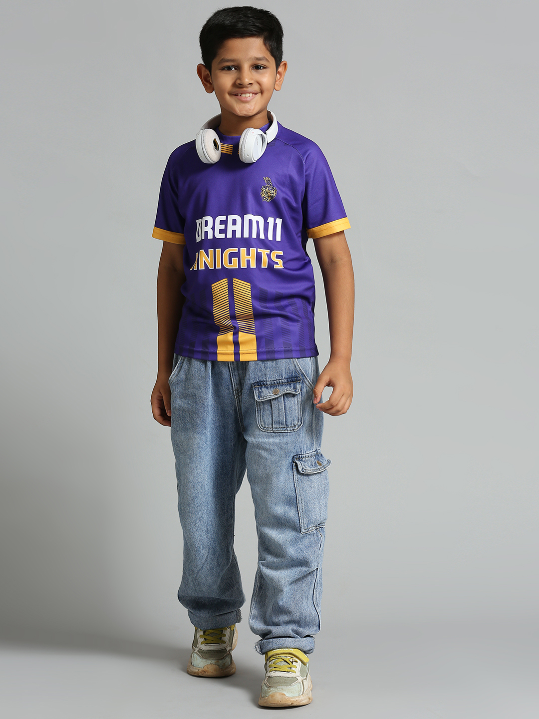 Kolkata Knight Riders Boys Lookalike KKR Fan Jersey (11)