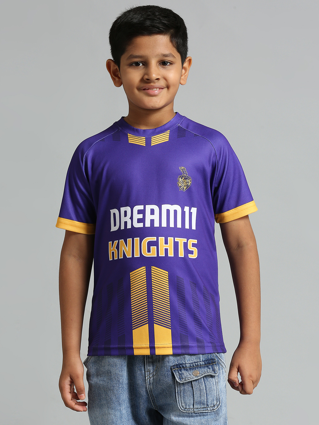 Kolkata Knight Riders Boys Lookalike KKR Fan Jersey (1)