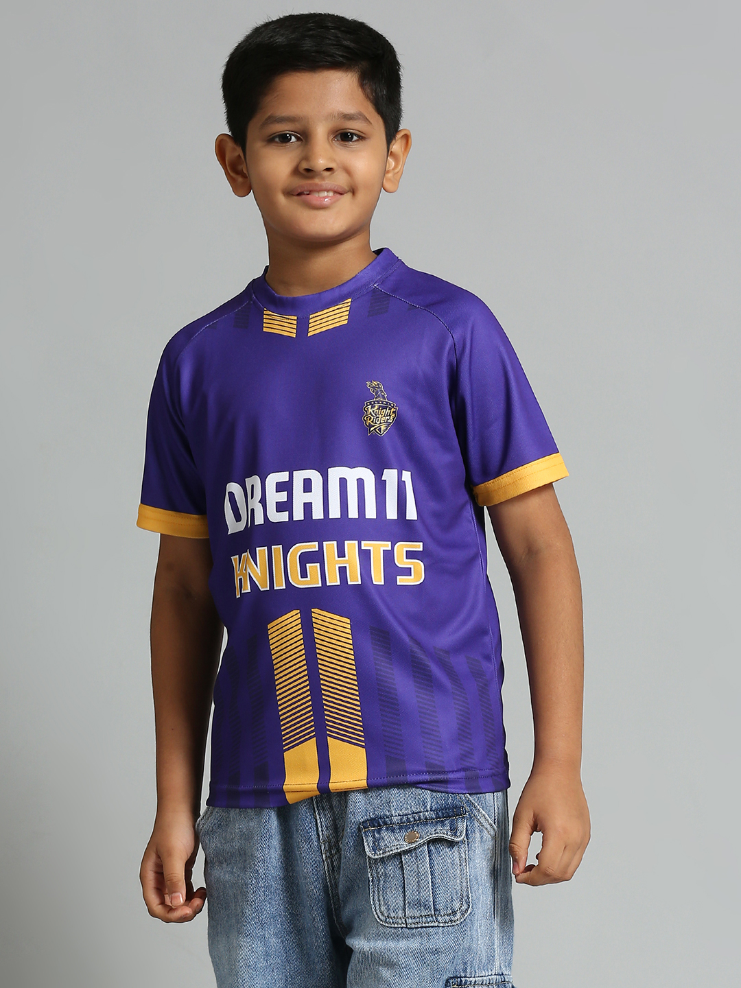 Kolkata Knight Riders Boys Lookalike KKR Fan Jersey (3)