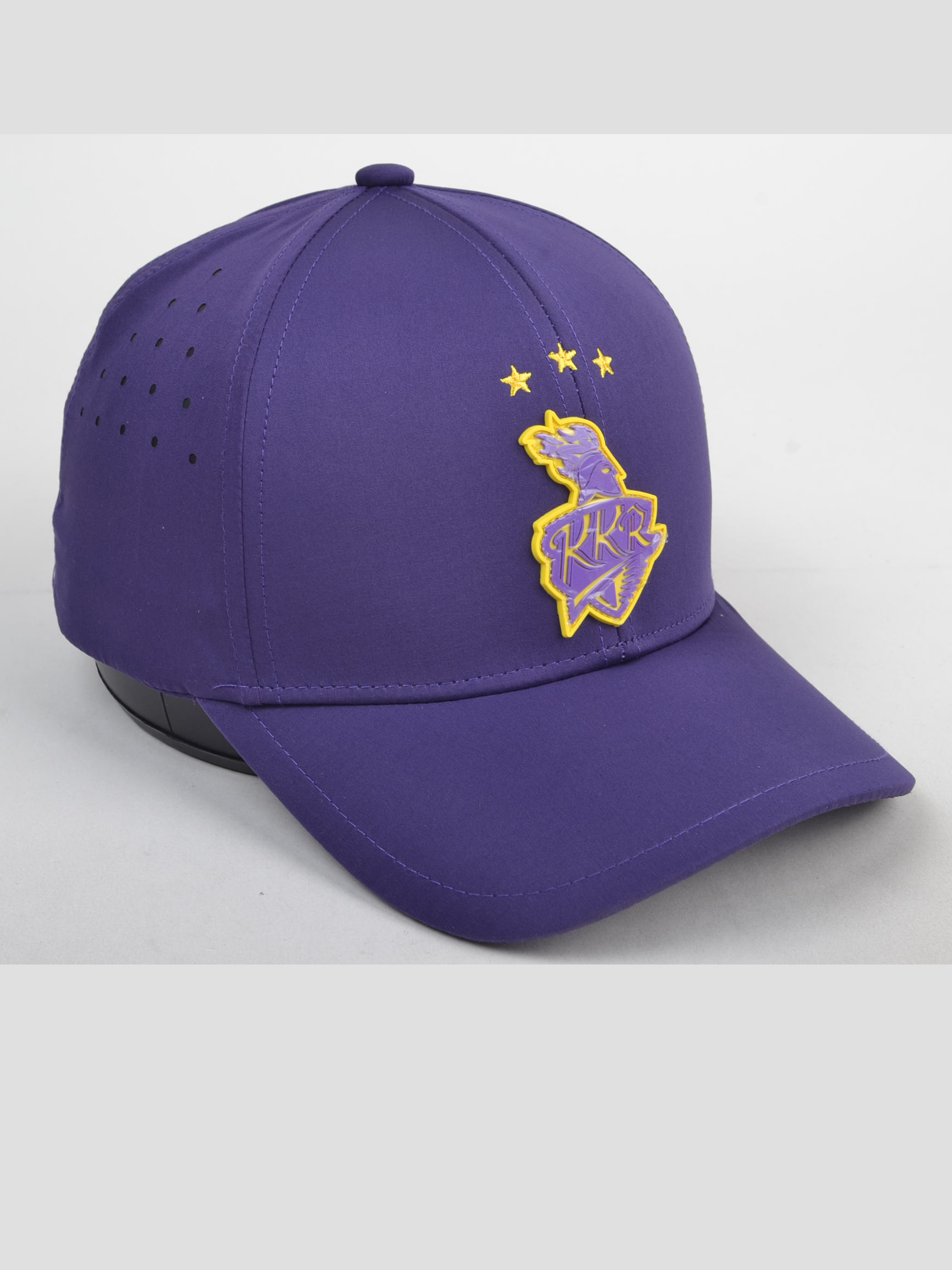 Kolkata Knight Riders Flexgrip Ultra Premuim Rubber Logo Purple Cap