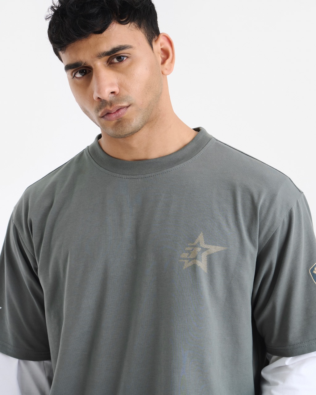 Kolkata Knight Riders Grey Casual Half Sleeves Round Neck Cotton T-Shirt (1)