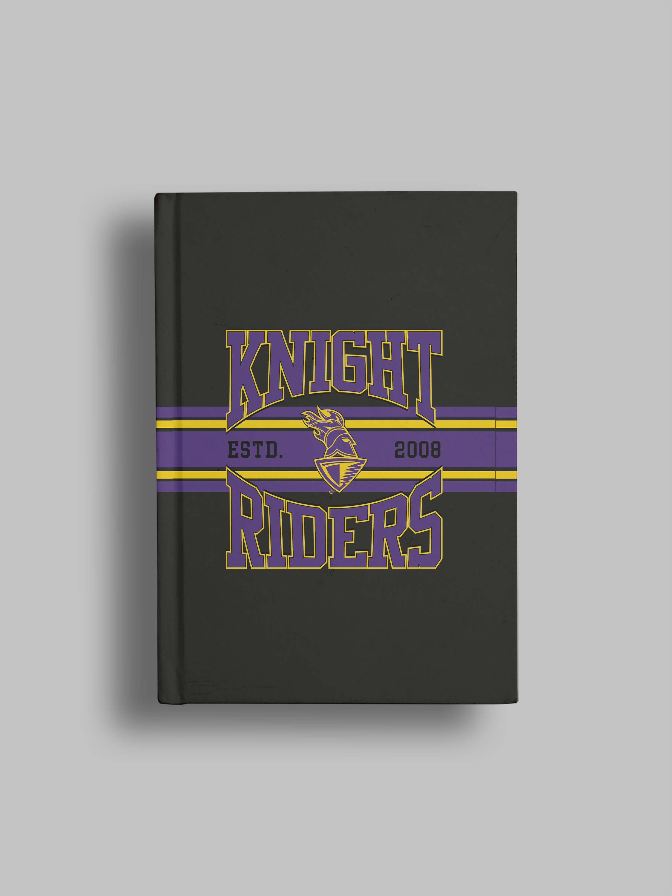 Hardbound Cover, A5 Ruled 100 Pages, Easy to Carry, Notebook for Home, Office, Travel Diary - Pack of 1 (Black/Purple)