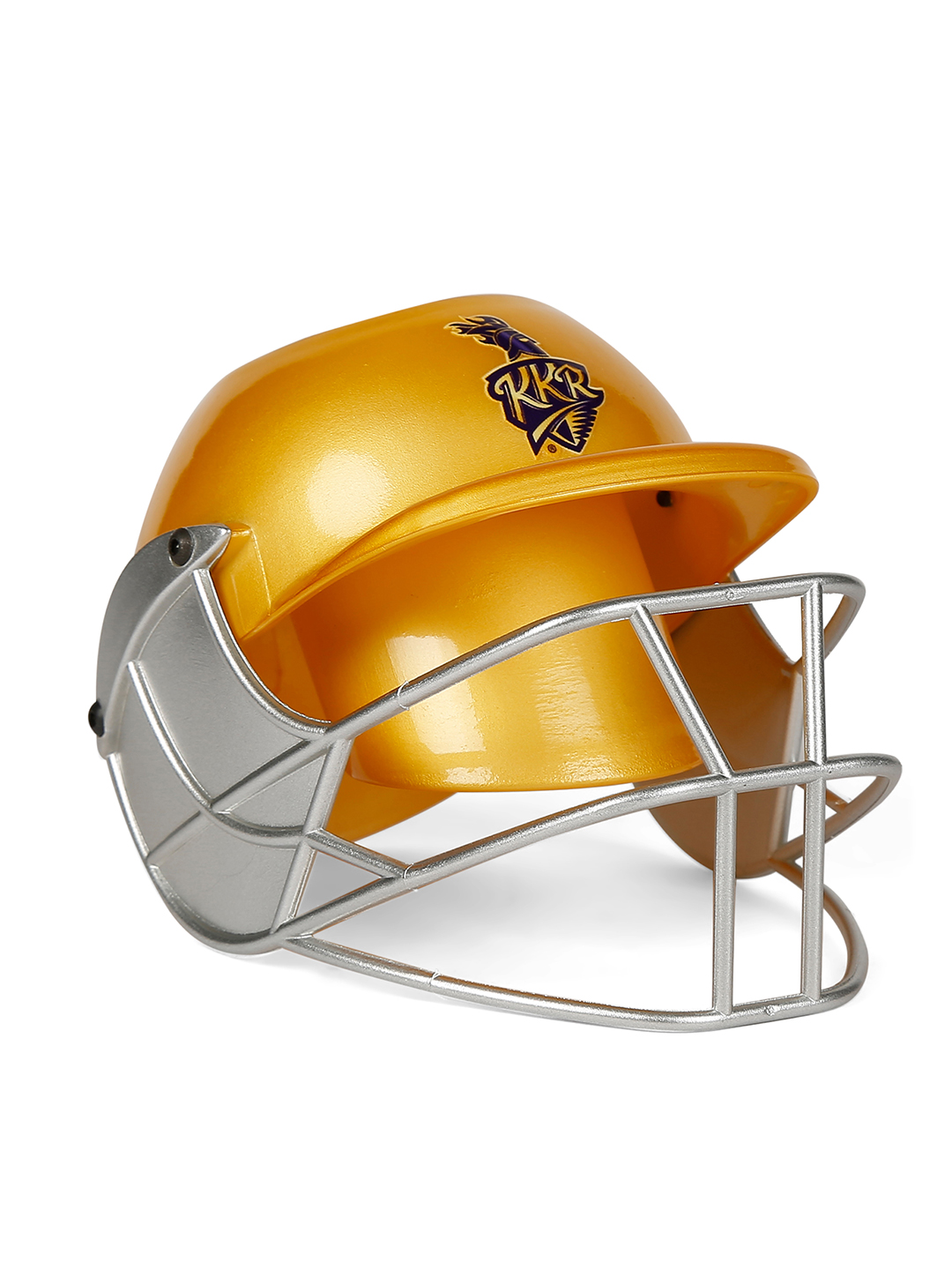Kolkata Knight Riders Helmet Shaped Gold Logo Printed Pen and Pencil Stand, Pen Holder For Office and Home (6)