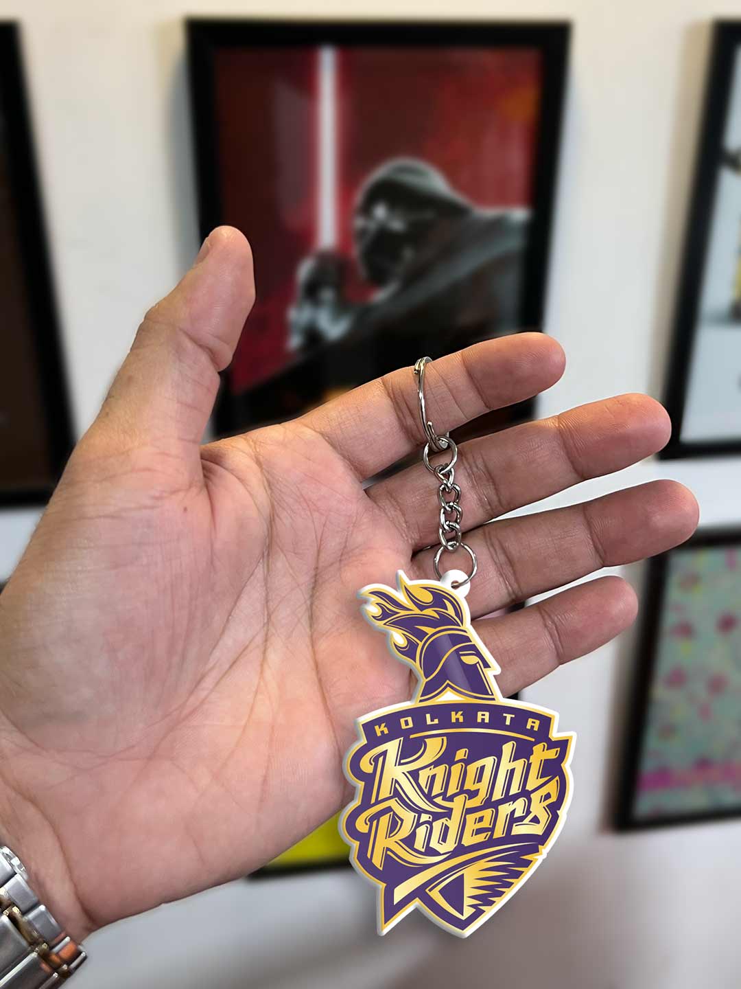 Kolkata Knight Riders Kolkata Knight Riders - Acrylic Keychains (Pack of - 2) (5)