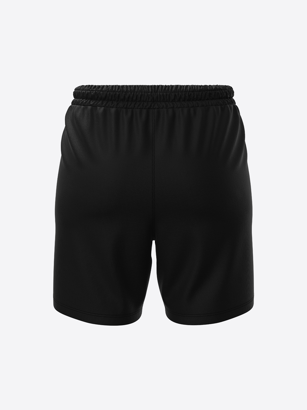 Kolkata Knight Riders Men Black Logo Solid Mid-Rise Regular Fit Running Shorts (2)