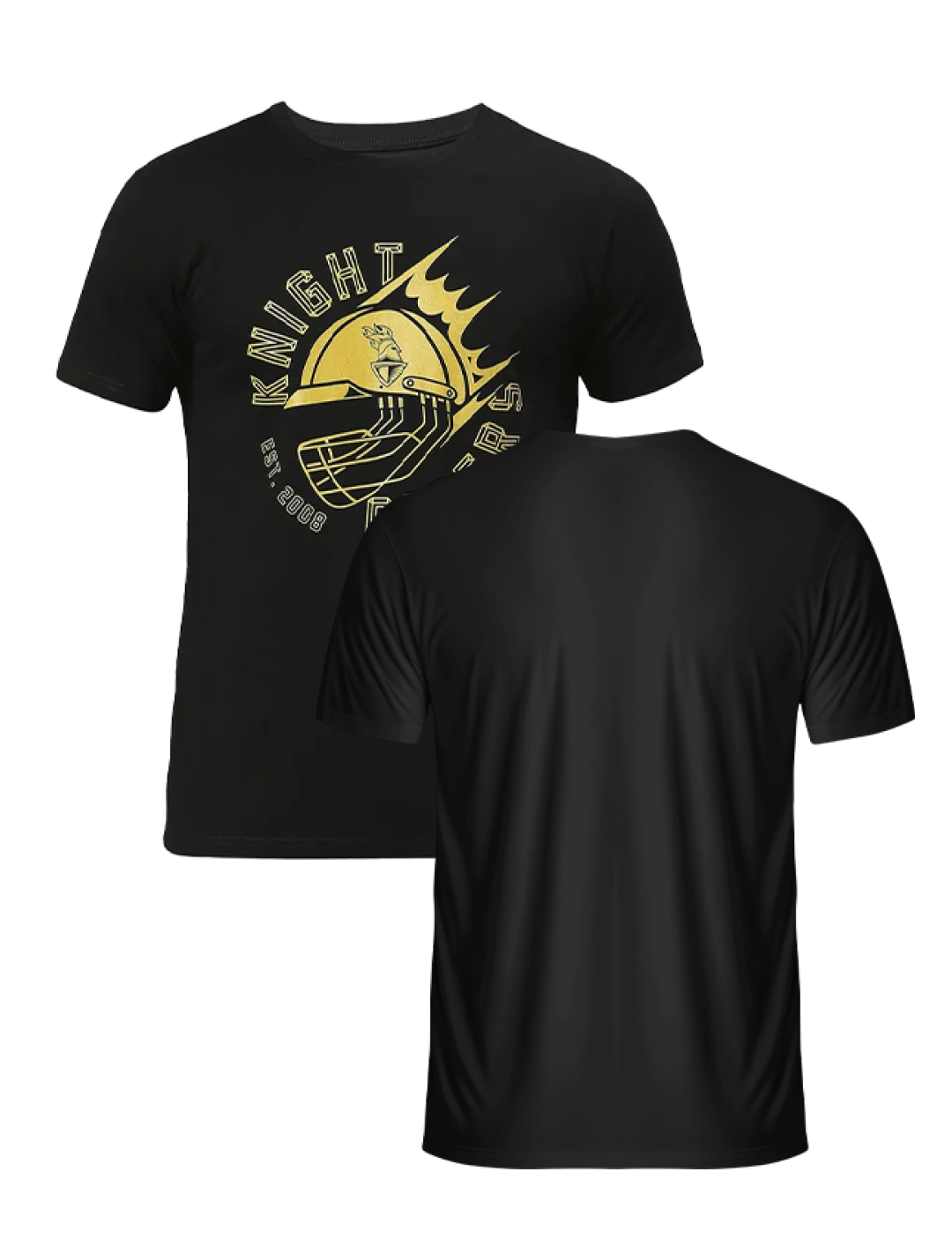 Kolkata Knight Riders Men Black Printed Half Sleeves Round Neck Cotton T-Shirt: Customised With Your Name By FanCode (3)