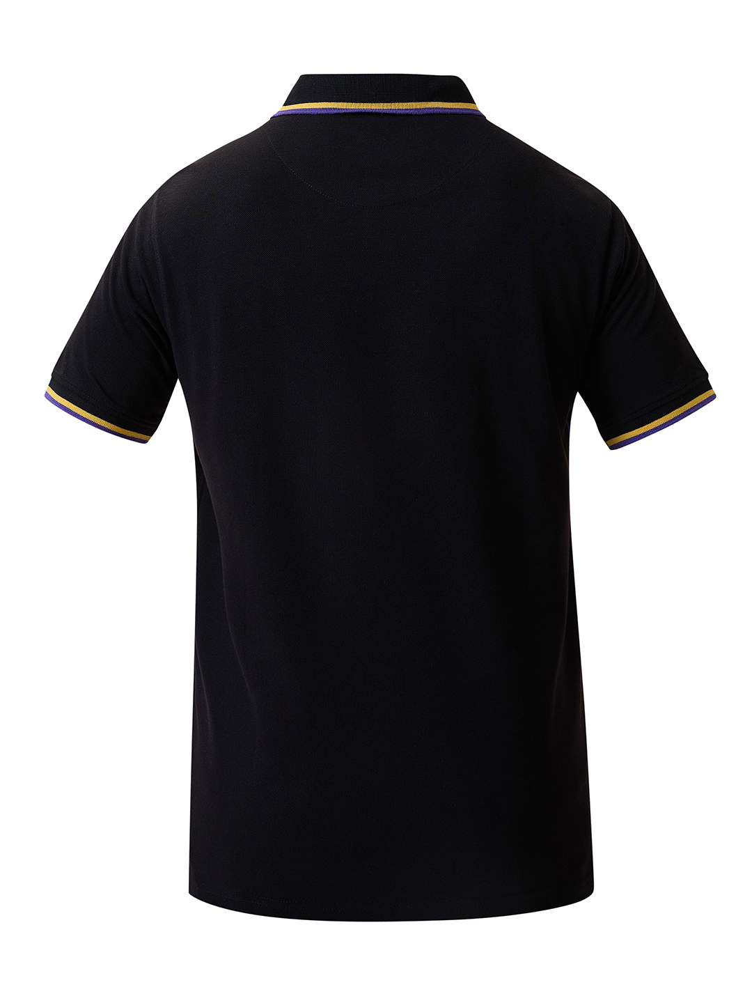 Kolkata Knight Riders Men Colourblocked Half Sleeves Polo Collar Cotton T-Shirt (8)