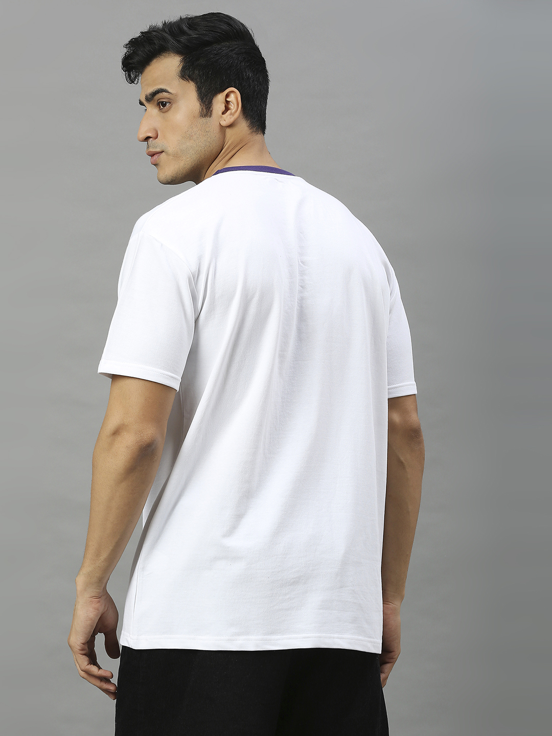 Kolkata Knight Riders Men White Typography Printed Half Sleeves Round Neck Cotton T-Shirt (2)