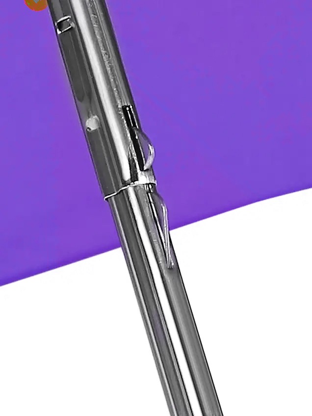 Kolkata Knight Riders 21 Inch 2-Fold Automatic Umbrella for Men and Women - (Purple/Yellow) (7)